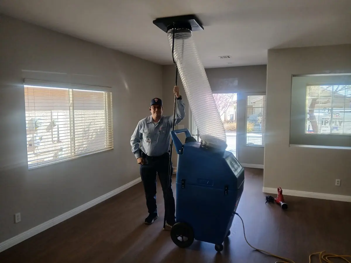 Professional Dryer Vent Cleaning work inside a Manhattan home